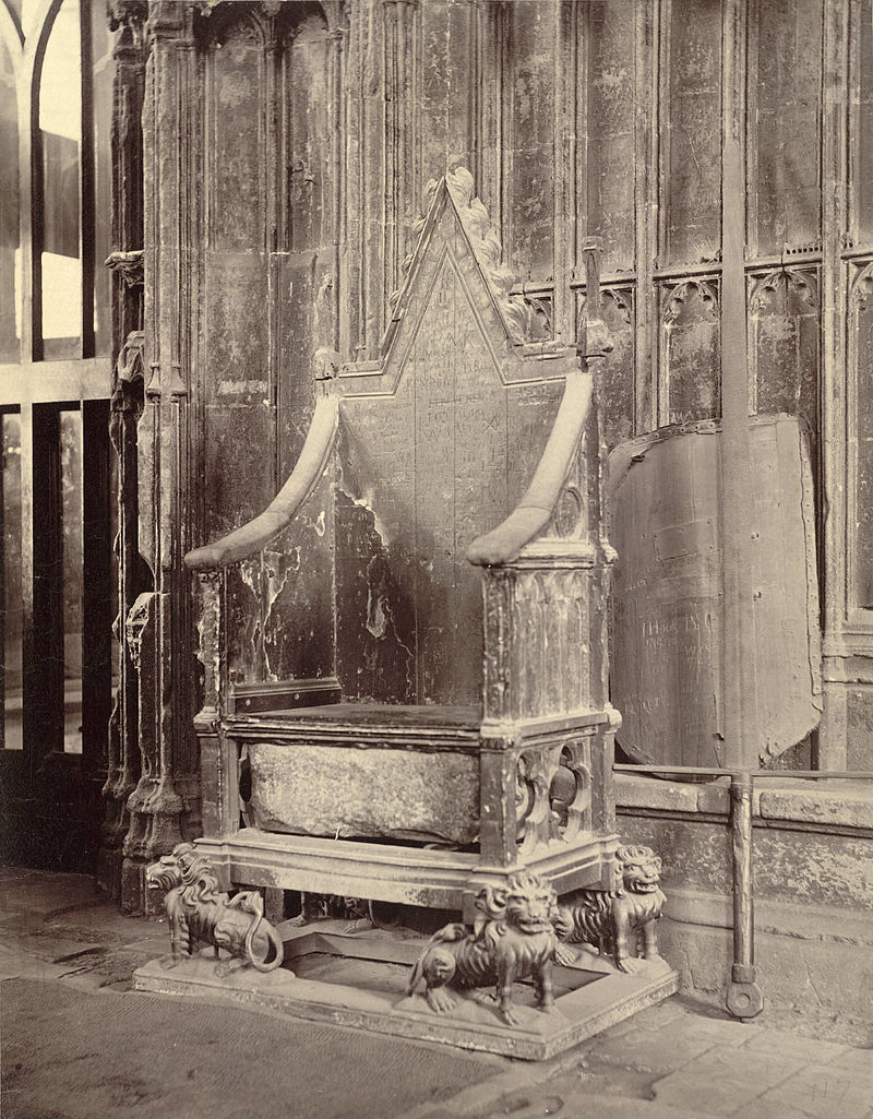 Stone of Destiny at Westminster Abbey