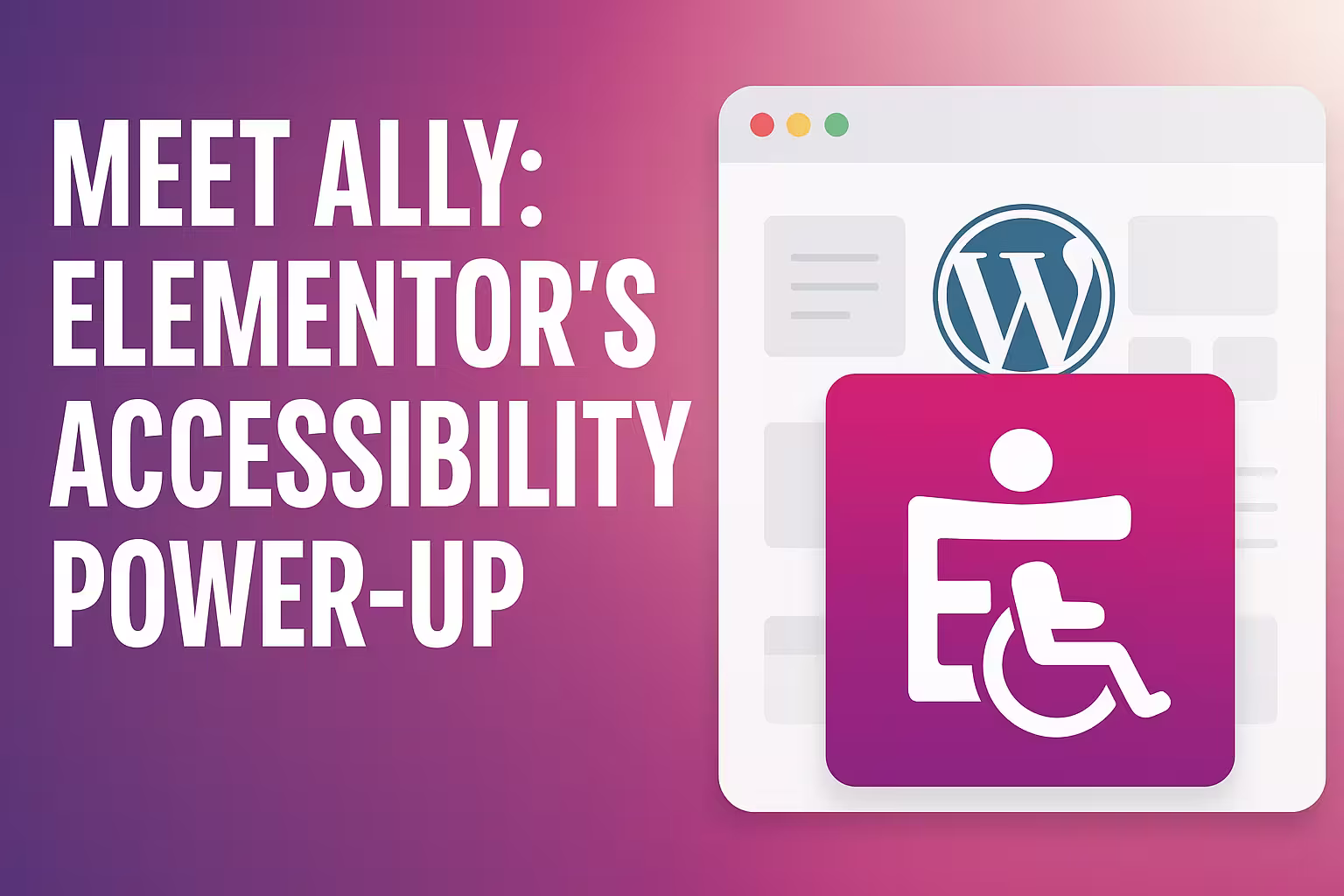Elementor Ally Plugin Web Accessibility 2025