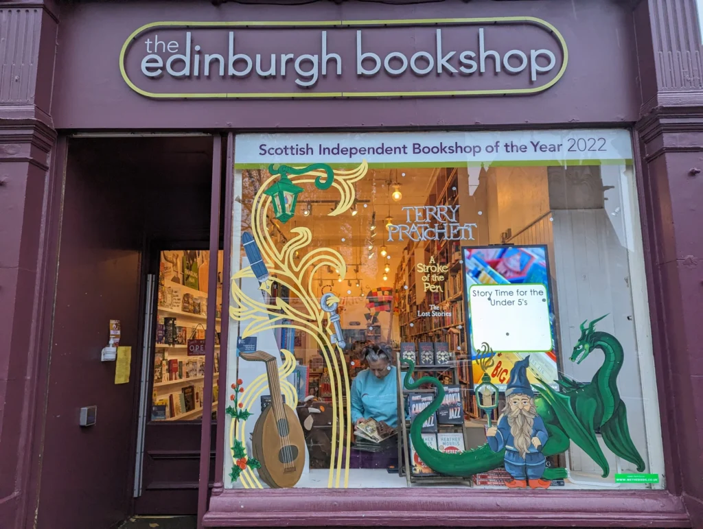 The Edinburgh Bookshop Morningside Bruntsfield