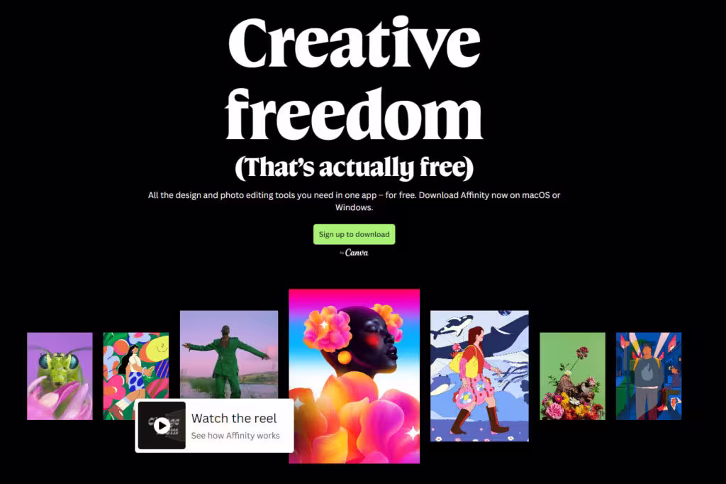 Affinity Canva Free Software