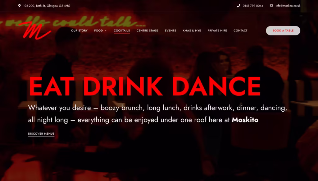 Moksito Glasgow Web Design